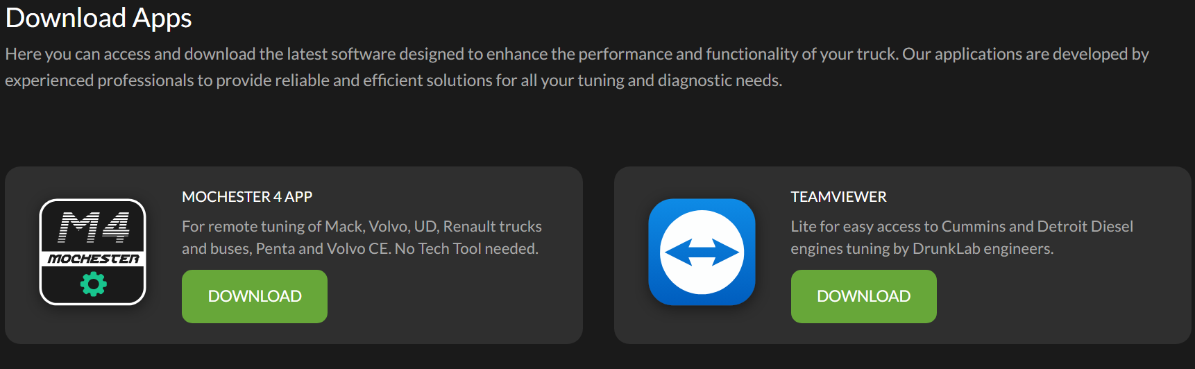 Select and download Mochester App or TeamViewer from the DL.ge Store